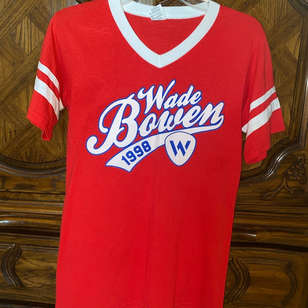 Wade Bowen concert baseball t-shirt SMALL